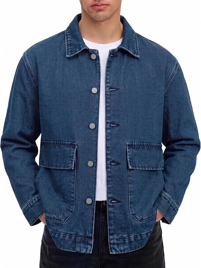Men's Denim Jacket – Black