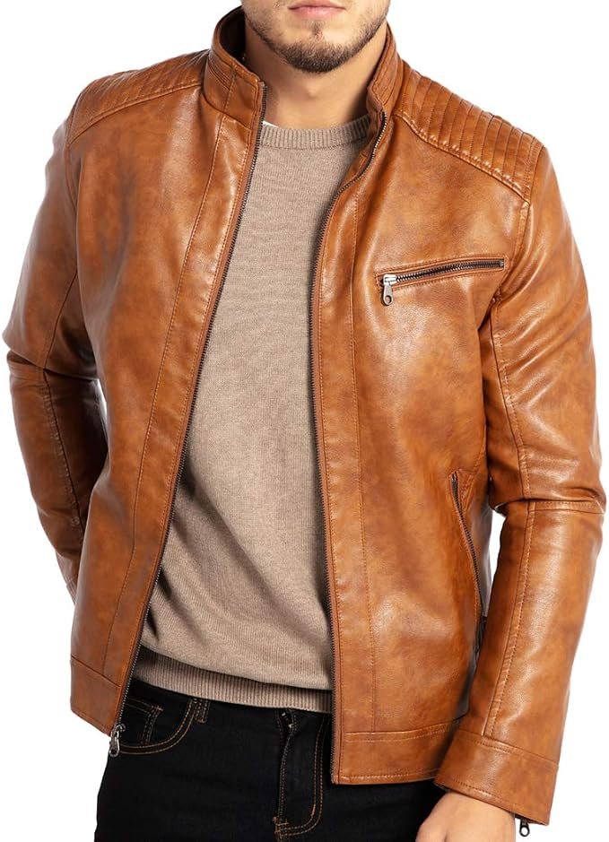 Men's Moto Jacket – Navy