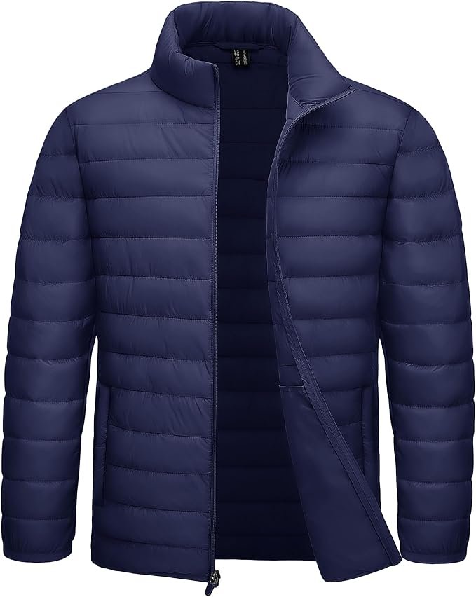 Men's Puffer Jacket – Black