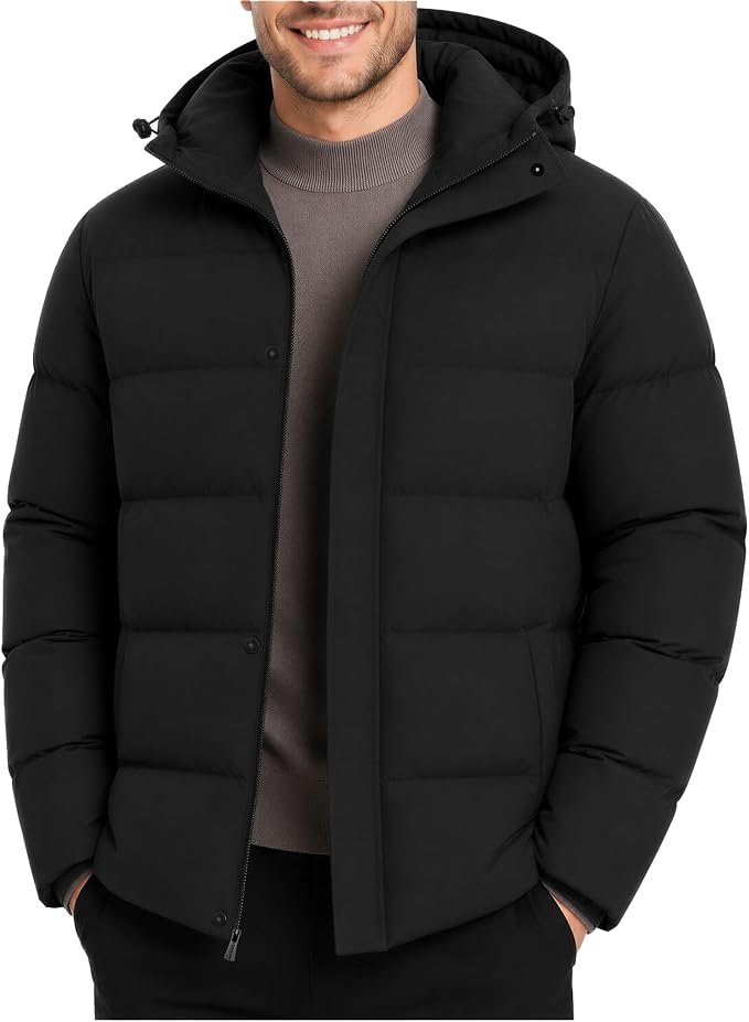 Men's Puffer Jacket – Navy