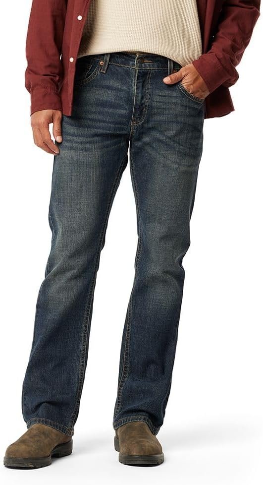 Men's Bootcut Jeans – Black