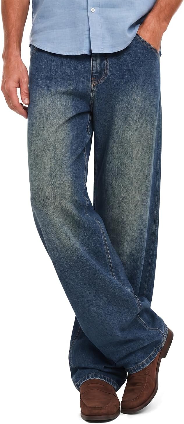 Men's Relaxed Jeans – Black