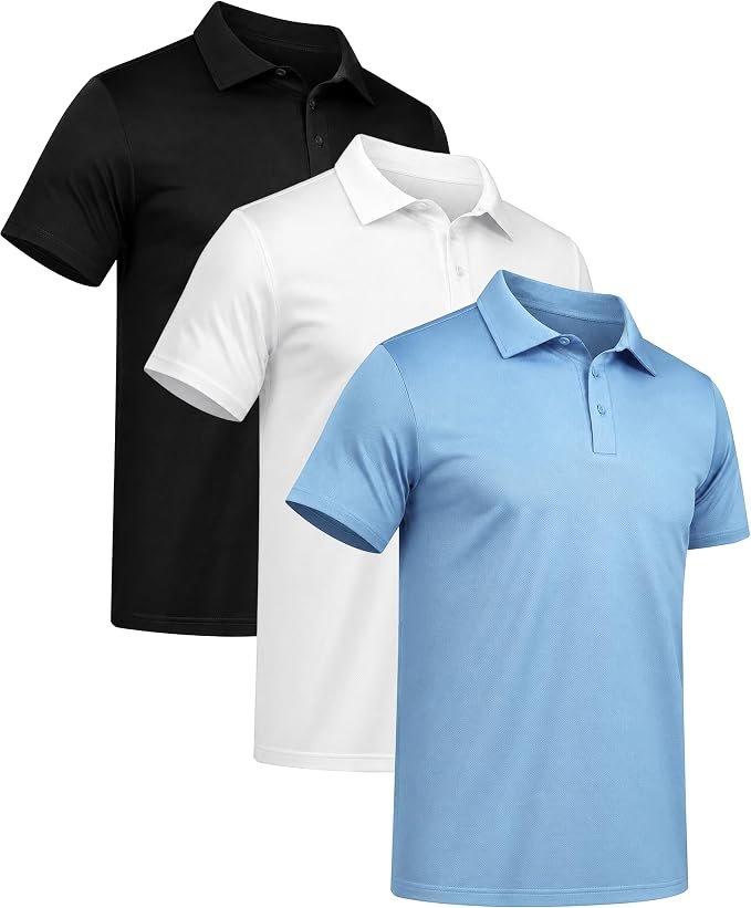 Men's Mesh Polo Shirt – Grey