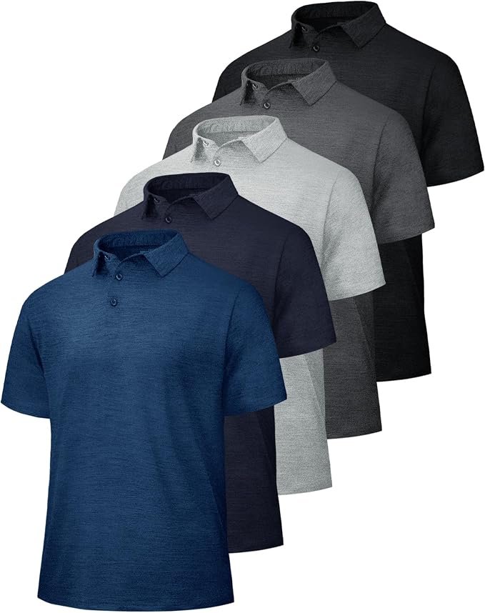 Men's Performance Polo Shirt – Black