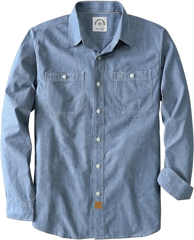 Men's Chambray Shirt – Black